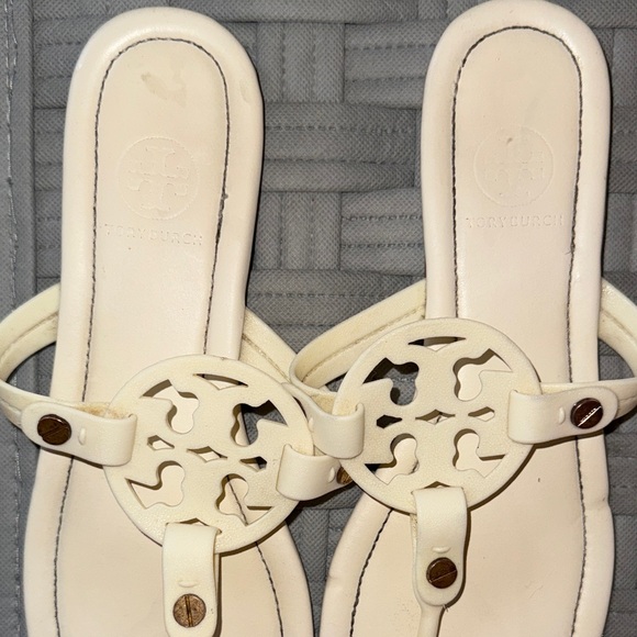 Tory Burch Cream Sandals - Picture 2 of 2